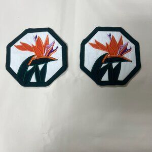 Bird Of Paradise - Tropical - Flower - Cruise - Embroidered Iron On Patch - 4"H